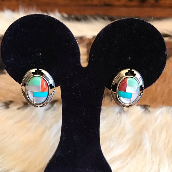 Carolyn Pollack Jewelry - 🤑NEW LISTING VINTAGE SS GEM EARRINGS